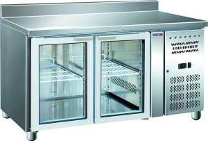 Купить Стол холодильный COOLEQ GN2200TNG бортик стеклянная дверь с доставкой по Дальнему Востоку - компания Биомикс