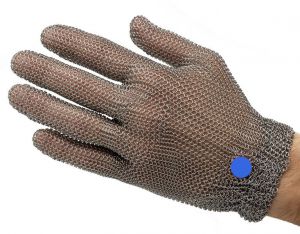Купить Перчатки кольчужные с метал. резинкой синие WILCO L с доставкой по Дальнему Востоку - компания Биомикс