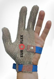 Купить Перчатки кольчужные на 3 пальца син. Euroflex Comfort 9590-34 с доставкой по Дальнему Востоку - компания Биомикс