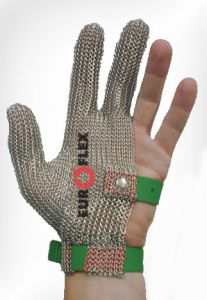 Купить Перчатки кольчужные на 3 пальца зелен. Euroflex Comfort 9590-31 с доставкой по Дальнему Востоку - компания Биомикс