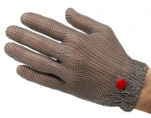 Купить Перчатки кольчужные с метал. резинкой красные WILCO M с доставкой по Дальнему Востоку - компания Биомикс