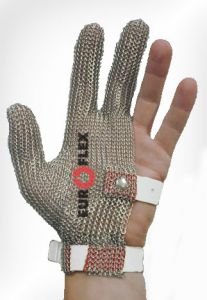Купить Перчатки кольчужные на 3 пальца бел. Euroflex Comfort 9590-32 с доставкой по Дальнему Востоку - компания Биомикс
