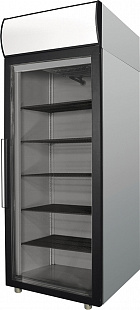 Шкаф холодильный со стеклом POLAIR DM107-G (нерж.)