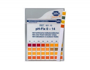 Купить Тест-полоски для определения уровня pH,  0-14 ppm с доставкой по России - компания Биомикс