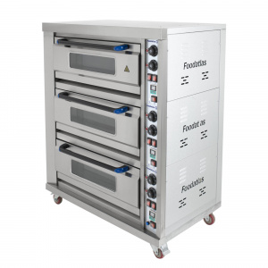 Купить Печь хлебопекарная электрическая ярусная HEO-33S Foodatlas с доставкой по Дальнему Востоку - компания Биомикс