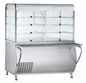 Купить Прилавок-витрина холодильный Abat ПВВ(Н)-70М-С-ОК с доставкой по Дальнему Востоку - компания Биомикс