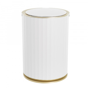 Купить Ведро для мусора сенсорное, круг, Foodatlas JAH-6012 , 9 л (белый) с доставкой по Дальнему Востоку - компания Биомикс