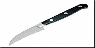 Нож для чистки овощей изогнутый MVQ MESSER 8см 216089