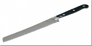 Нож для хлеба MVQ MESSER 20см KST20BBR