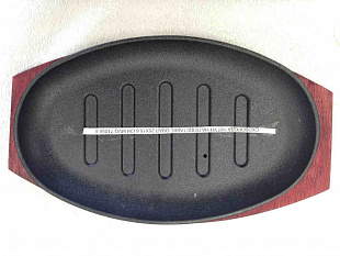 Сковорода чугун на подставке овал 25х15.6 см MVQ 71056-8